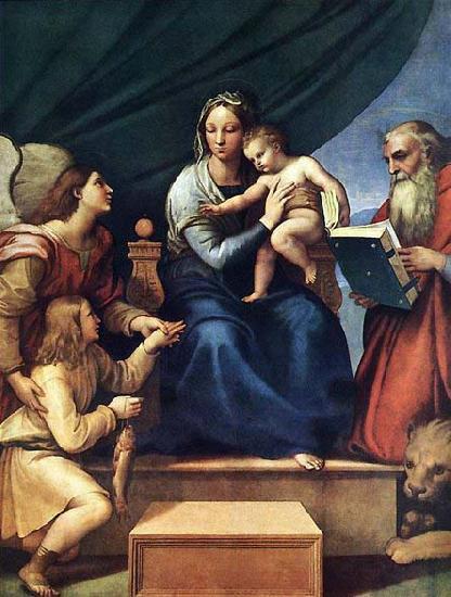 RAFFAELLO Sanzio Madonna with the Fish